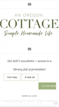 Mobile Screenshot of anoregoncottage.com